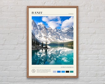 Real Photo, Banff Print, Banff Wall Art, Banff Poster, Banff Photo, Banff Poster Print, Banff Wall Decor, Canada Poster Print