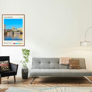 Foto real, Impresión de Savannah, Arte mural de Savannah, Póster de Savannah, Foto de Savannah, Impresión de póster de Savannah, Decoración de Savannah, Impresión de Georgia imagen 3