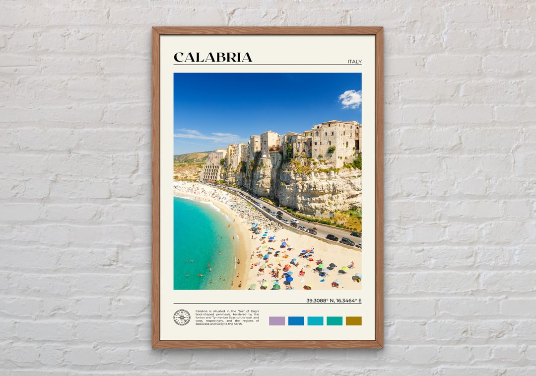 Real Photo, Calabria Print, Calabria Wall Art, Calabria Poster ...