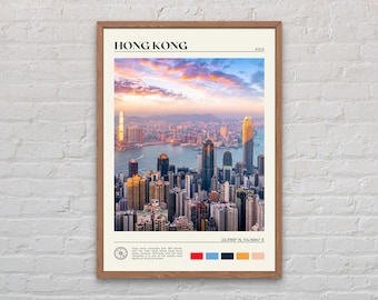 Real Photo, Hong Kong Print, Hong Kong Wall Art, Hong Kong Poster, Hong Kong Photo, Hong Kong Poster Print, Hong Kong Wall Decor