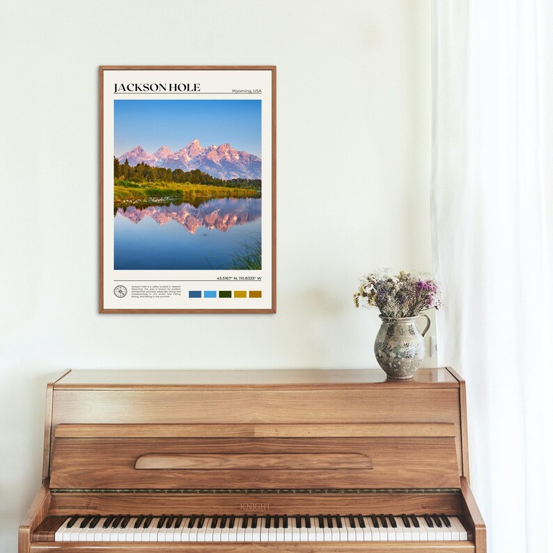 Real Photo, Jackson Hole Print, Jackson Hole Wall Art, Jackson Hole Poster, Jackson Hole Photo, Jackson Hole Wall Decor, Wyoming image 4