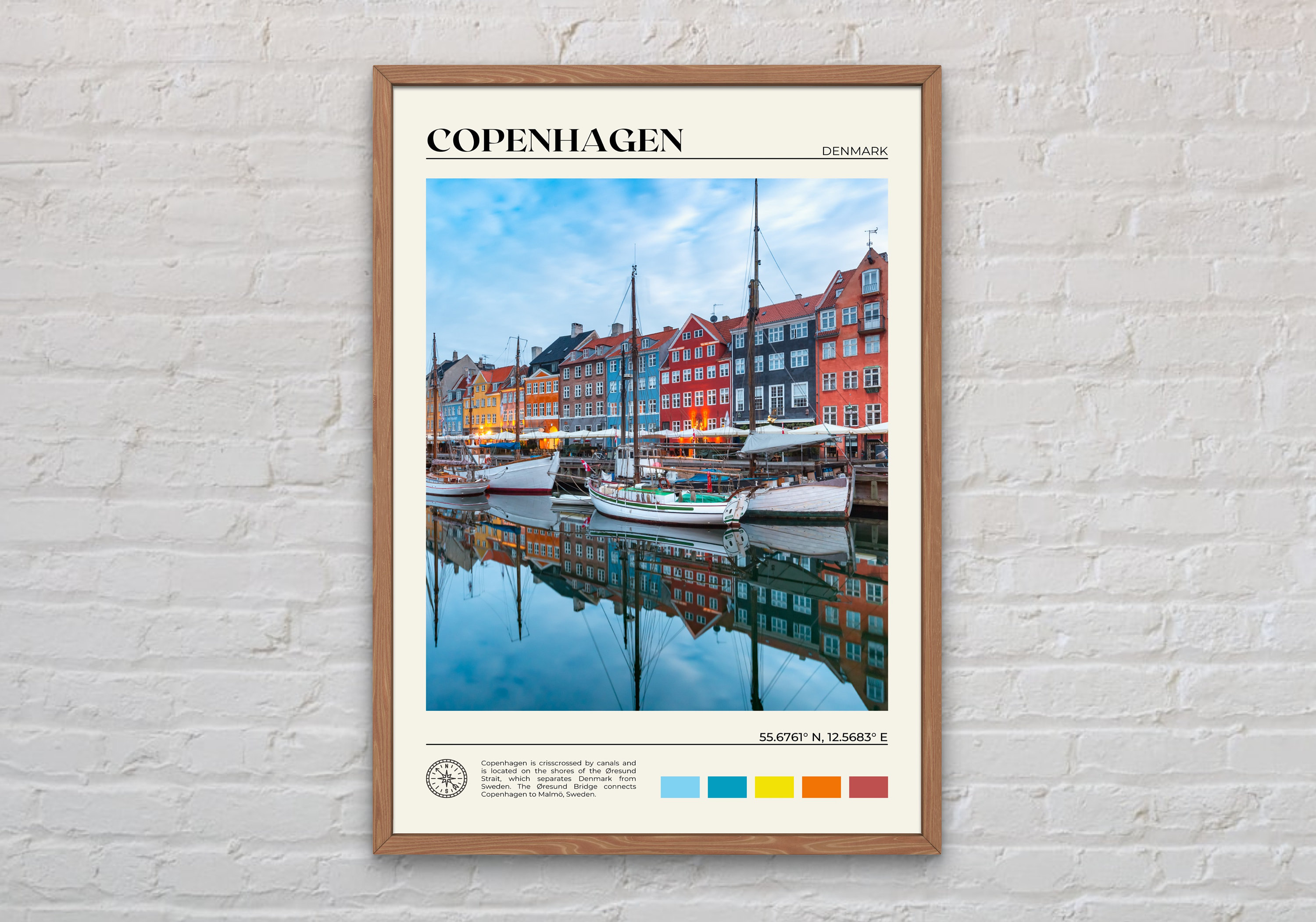 Copenhagen Poster - Etsy