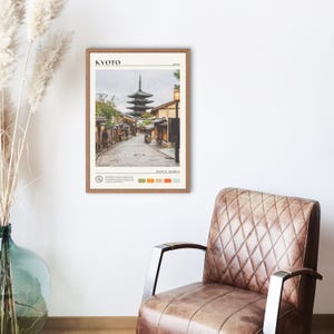Real Photo, Kyoto Print, Kyoto Wall Art, Kyoto Poster, Kyoto Photo, Kyoto Poster Print, Kyoto Wall Decor, Japan Poster, Japan Print image 2