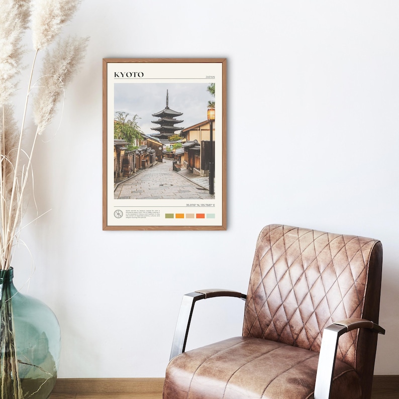 Real Photo, Kyoto Print, Kyoto Wall Art, Kyoto Poster, Kyoto Photo, Kyoto Poster Print, Kyoto Wall Decor, Japan Poster, Japan Print image 2