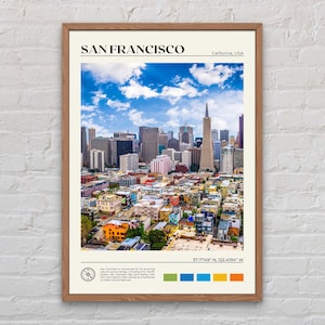 Real Photo, San Francisco Print, San Francisco Wall Art, San Francisco Poster, San Francisco Photo, San Francisco Poster Print