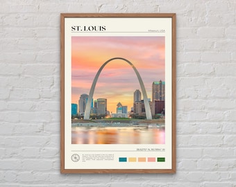 Real Photo, St. Louis Print, St. Louis  Wall Art, St. Louis Poster, St. Louis Photo, St. Louis Poster Print, St. Louis Wall Decor