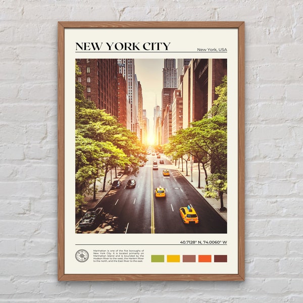 Real Photo, New York City Print, New York Wall Art, New York Poster, New York Photo, New York Poster Print, New York Decor, USA