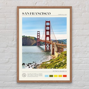 Real Photo, San Francisco Print, San Francisco Wall Art, San Francisco Poster, San Francisco Photo, San Francisco Poster Print, USA