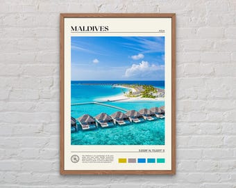 Prawdziwe zdjęcie, wydruk z Malediwów, sztuka ścienna z Malediwów, plakat z Malediwów, zdjęcie z Malediwów, plakat z Malediwów, dekoracja ścienna z Malediwów, Azja