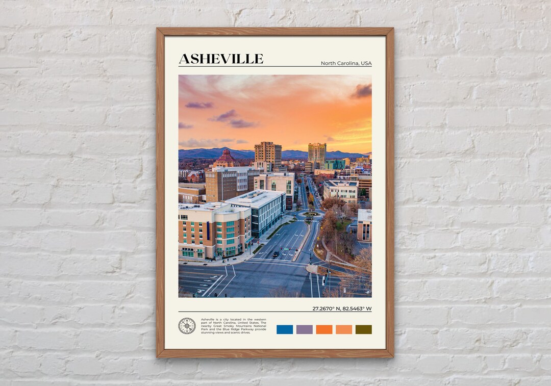 Real Photo, Asheville Print, Asheville Wall Art, Asheville Poster