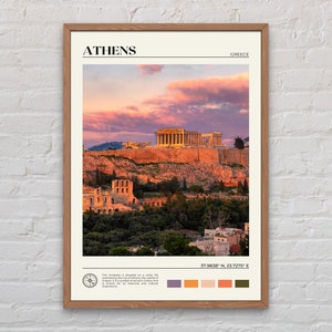 Real Photo, Athens Print, Athens Wall Art, Athens Poster, Athens Photo, Athens Poster Print, Athens Wall Decor, Greece Poster, Europe