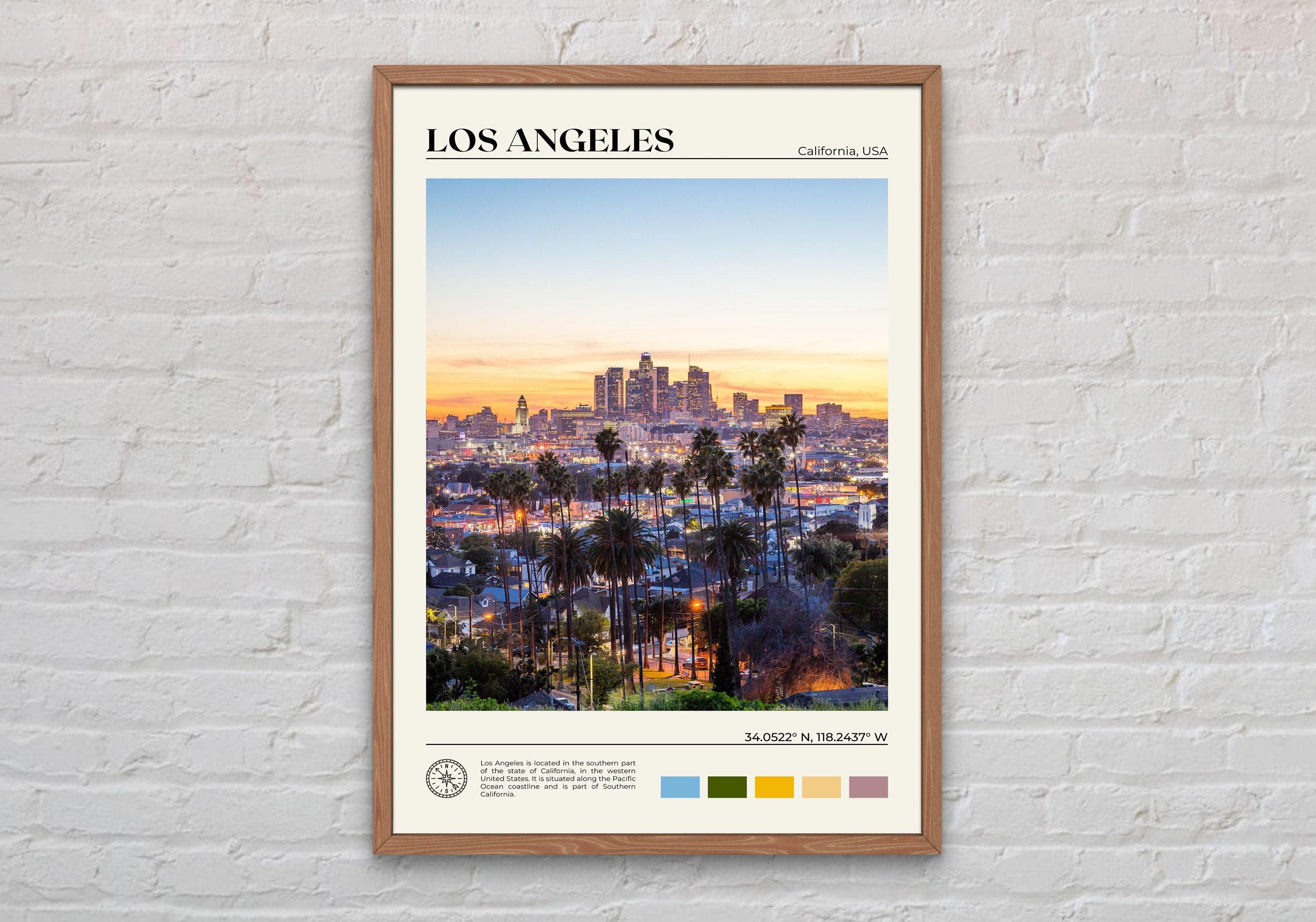 Real Photo, Los Angeles Print, Los Angeles Wall Art, Los Angeles Poster, Los Angeles Photo, Los Angeles Poster Print, California