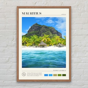 Foto real, impressão de Maurício, arte de parede de Maurício, pôster de Maurício, foto de Maurício, impressão de pôster de Maurício, decoração de Maurício, África