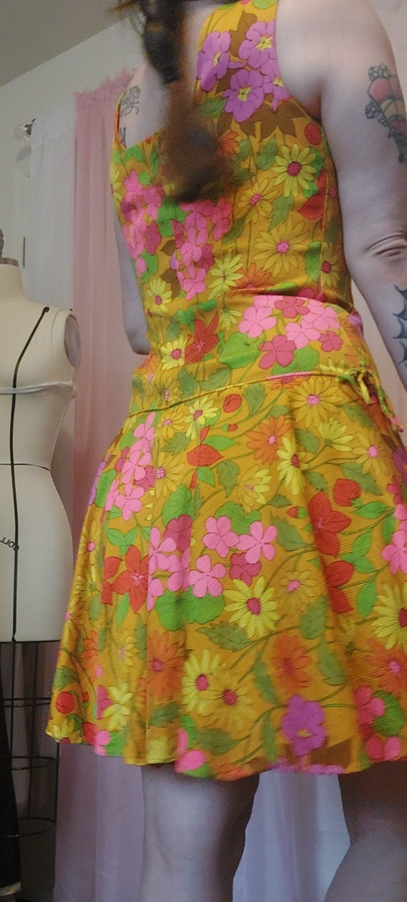 Vintage Playsuit, Vintage Romper, 60s Playsuit, P… - image 4