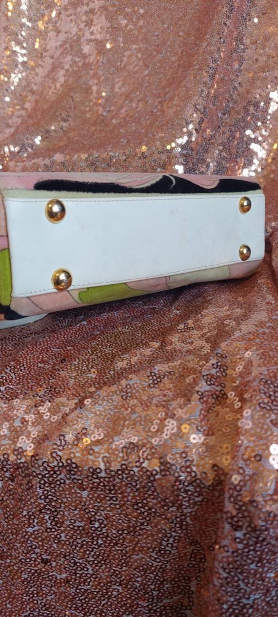 Rare Vintage, Emilio Pucci, 60s purse, Designer P… - image 10