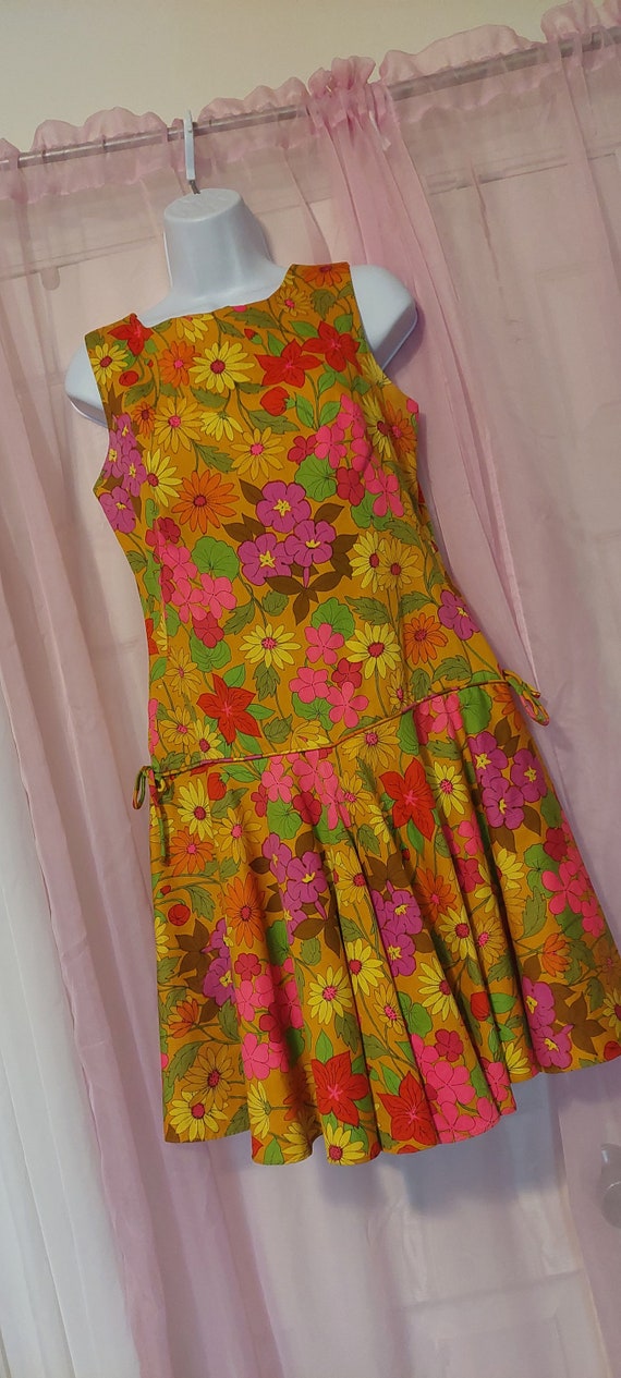 Vintage Playsuit, Vintage Romper, 60s Playsuit, P… - image 1