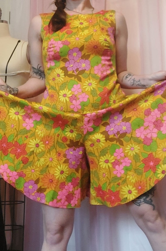 Vintage Playsuit, Vintage Romper, 60s Playsuit, P… - image 10