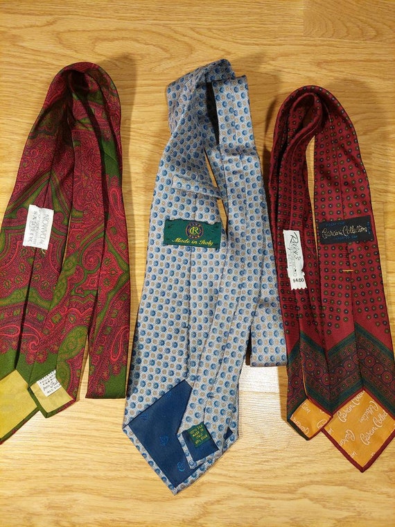 Vintage Ties, 40s-70s,  Mens Ties, Assorted Lot o… - image 8