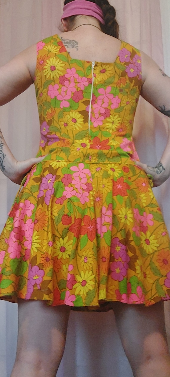 Vintage Playsuit, Vintage Romper, 60s Playsuit, P… - image 2