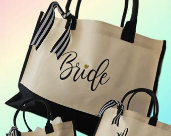 Bride Tote, Wedding Tote, Wifey Tote, Bridal Tote, Bride Bag, Canvas Tote