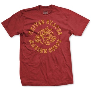 Retro USMC Bulldog T-shirt - Etsy