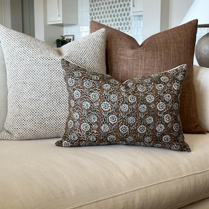 Three Pillow Cover Combination Set, Designer Pillow Collection, Farmhouse Pillow Set, Master Bed Pillow Combo, Sofa Pillow Cover Bundle