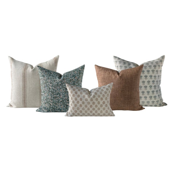 Throw Pillows Set Etsy