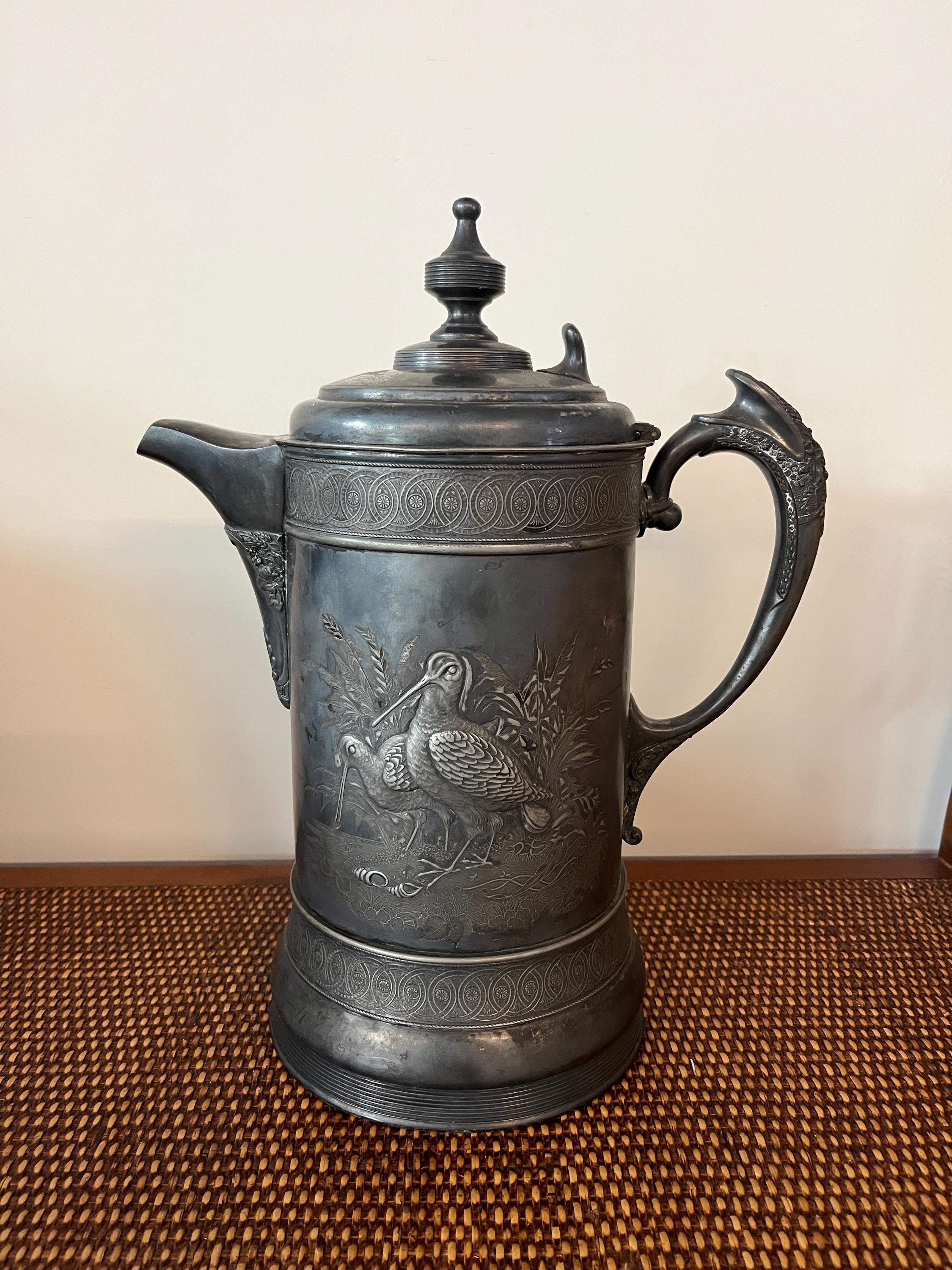 【Wilcox】 コーヒーセット 3点【シルバープレート】 Wilcox】 コーヒーセット 3点【シルバープレート】