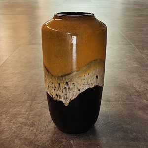 West German Scheurich Fat Lava vase