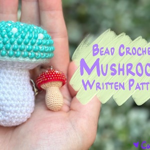 Pärlvirkad svampmönster PDF: Gör din egen pärlvirkade svampamigurumi bild 1