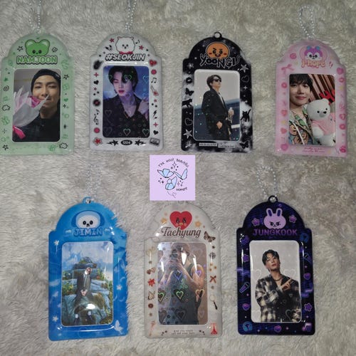 BTS PVC Photocard Holders - Etsy