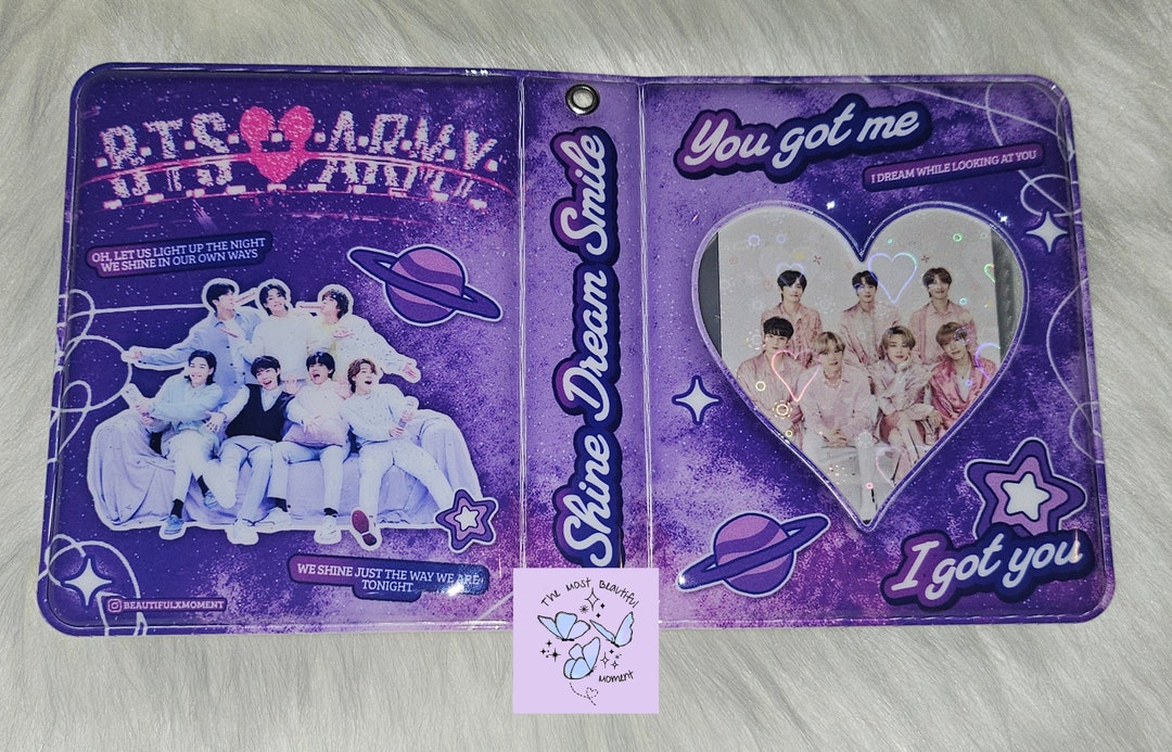 BTS Mini Photocard Book - Etsy