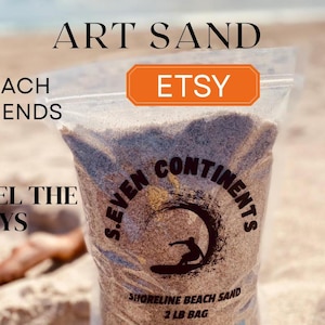 Natural Beach Sand 2 Lb Bag, Calming, Zen Garden, Home Decor