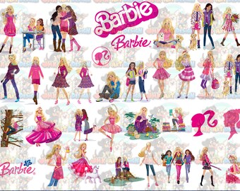 barbie png etsy