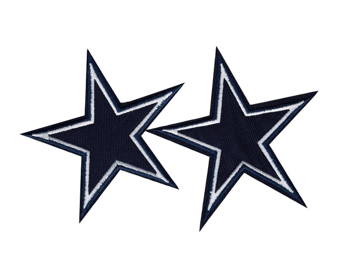 10X Star Embroidery Patches Sew Iron On Applique Clothing Bag Sewing Badge DIY E - Foto 2