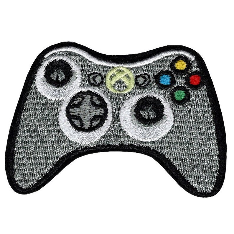 Video Game Controller Console Gaming Iron on Sew on Applique Etsy