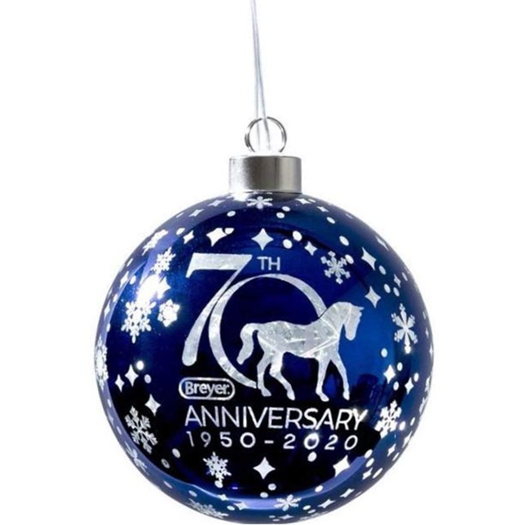 Breyer Horse Ornament Retired Lighted Anniversary Etsy