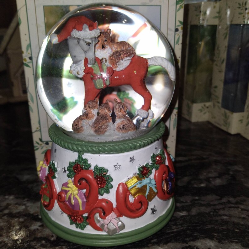 Breyer Horse 2022 Christmas Snowglobe Etsy