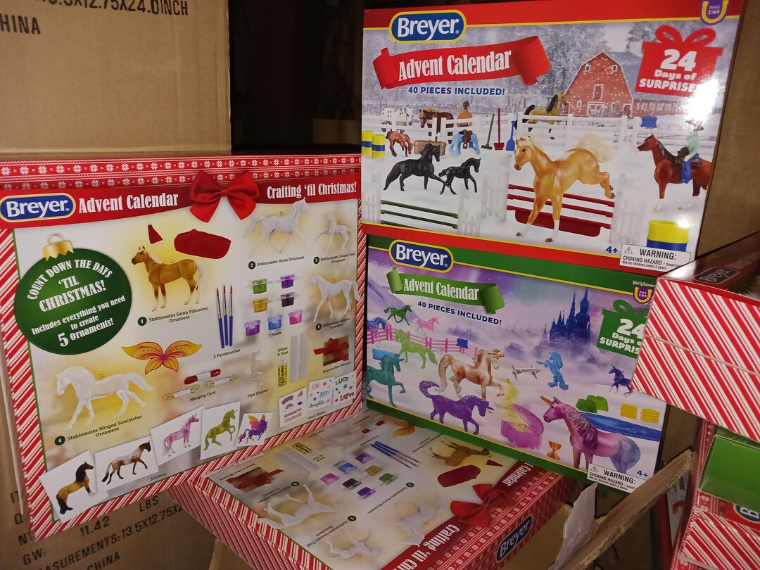 Breyer Horse Three Christmas Advent Calendars Etsy