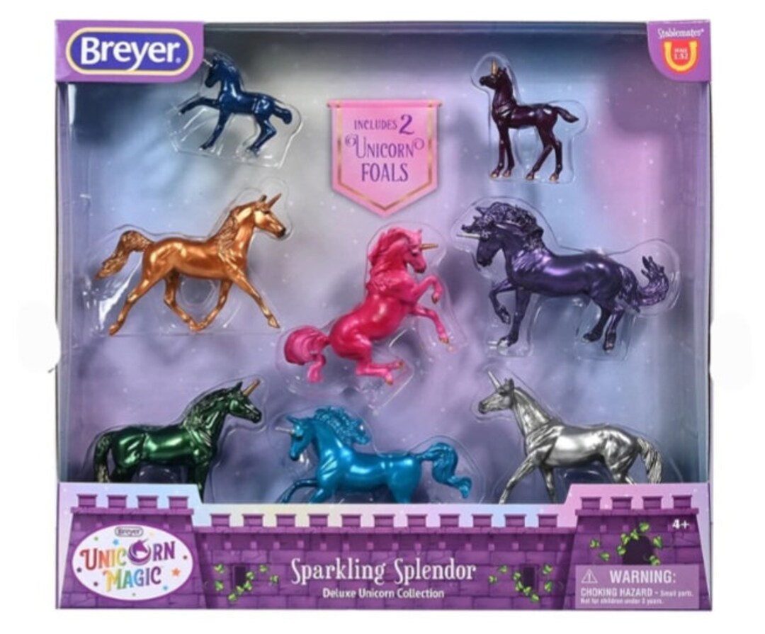 Breyer Horse 2023 Deluxe Unicorn Stablemate Set Fireheart Etsy