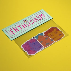 Let’s See Some Enthusiasm Illustrated Sticker Pack
