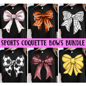Sports Coquette Bow png,Sports PNG Bundle,Football png,Volleyball png,Baseball png,School Team png,Coquette png,Football Bowpng,game day png