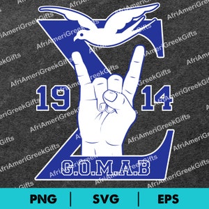 National Pan-hellenic Council Greek Sigma 1914 Dove Includes - Etsy