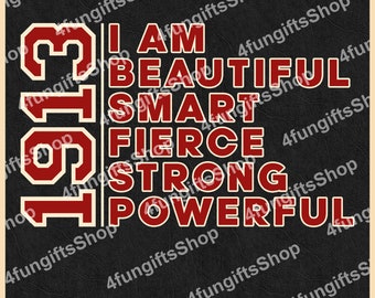 Womens Delta 1913 Sorority Strong Powerful Includes Eps, Svg & Png. 1913 DST Digital Download.