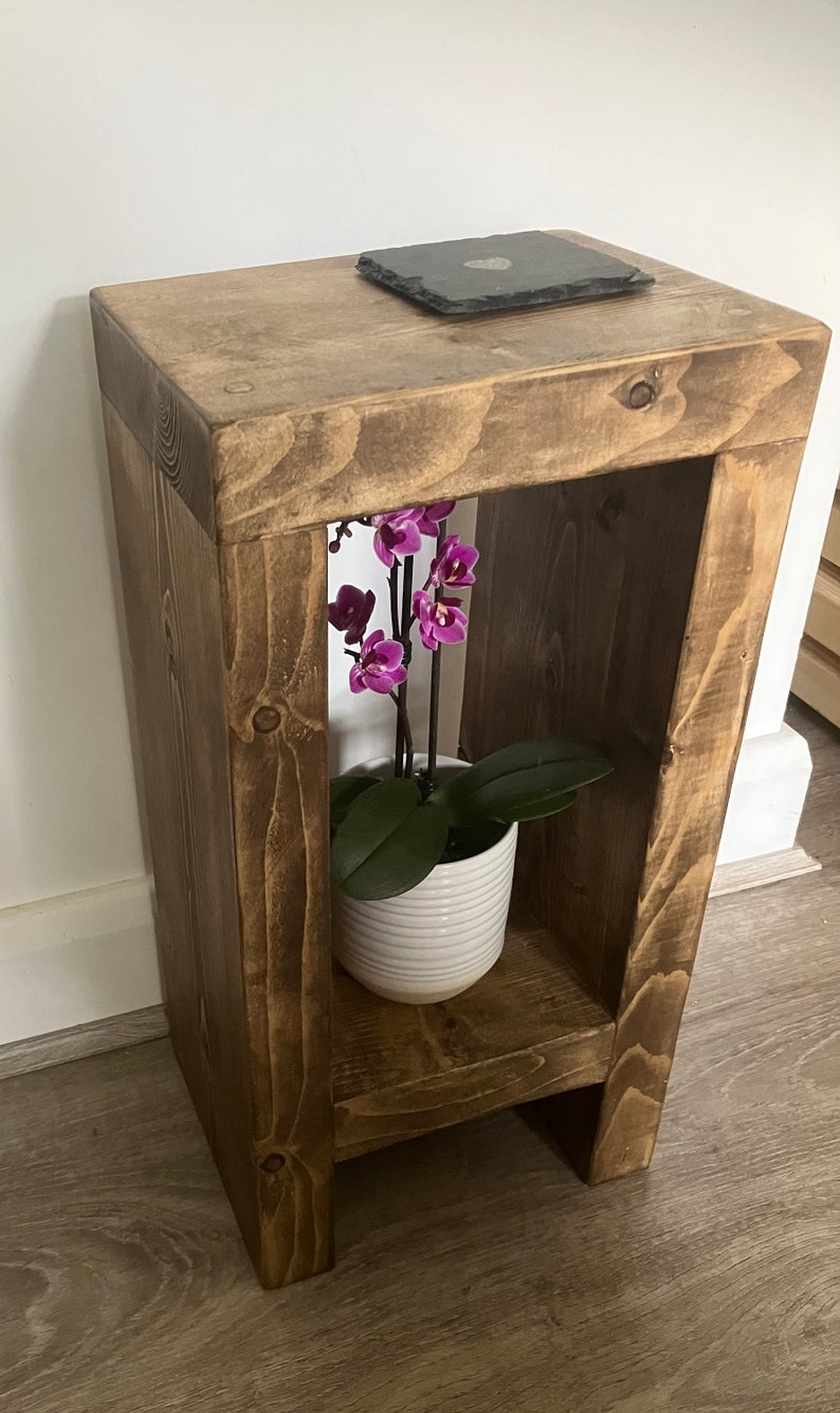 Rustic Bedside Table, Small coffee table