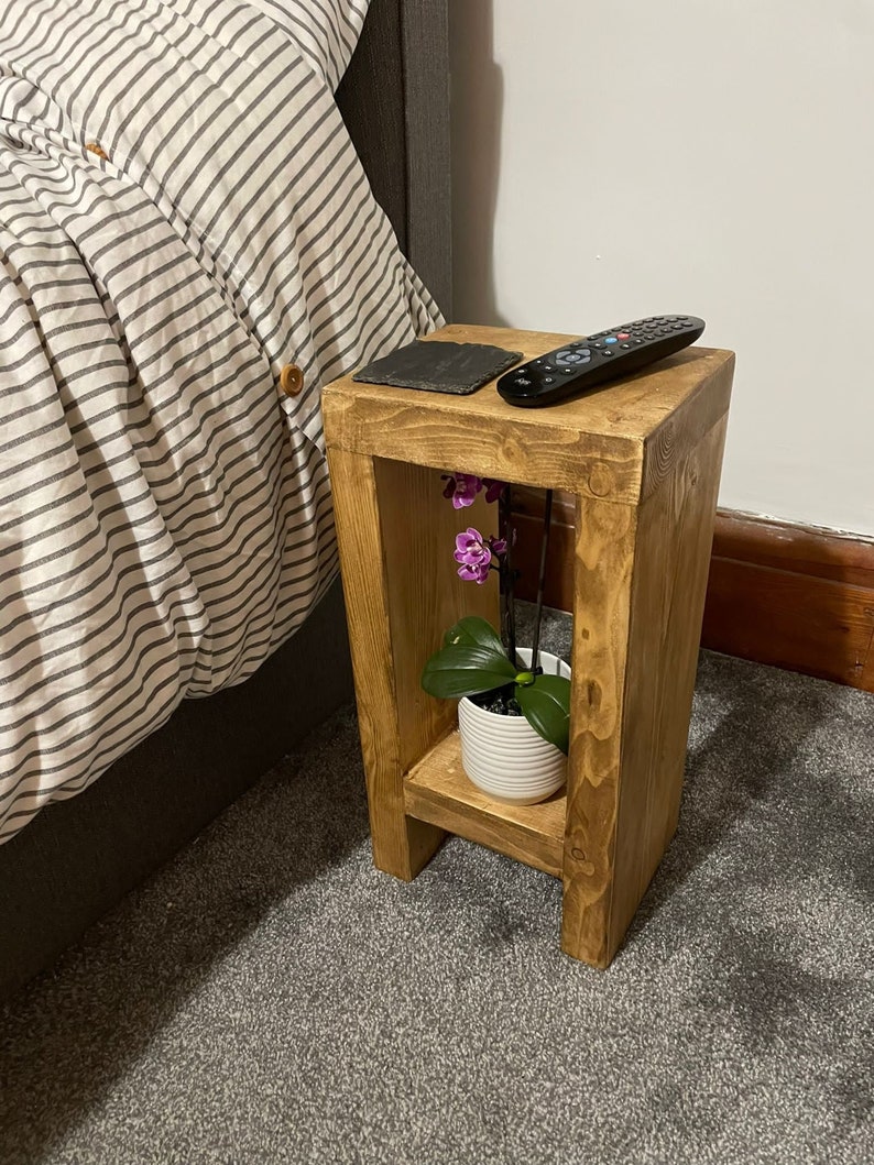 Rustic Bedside Table, Small coffee table