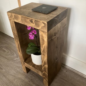 Rustic Bedside Table, Small coffee table