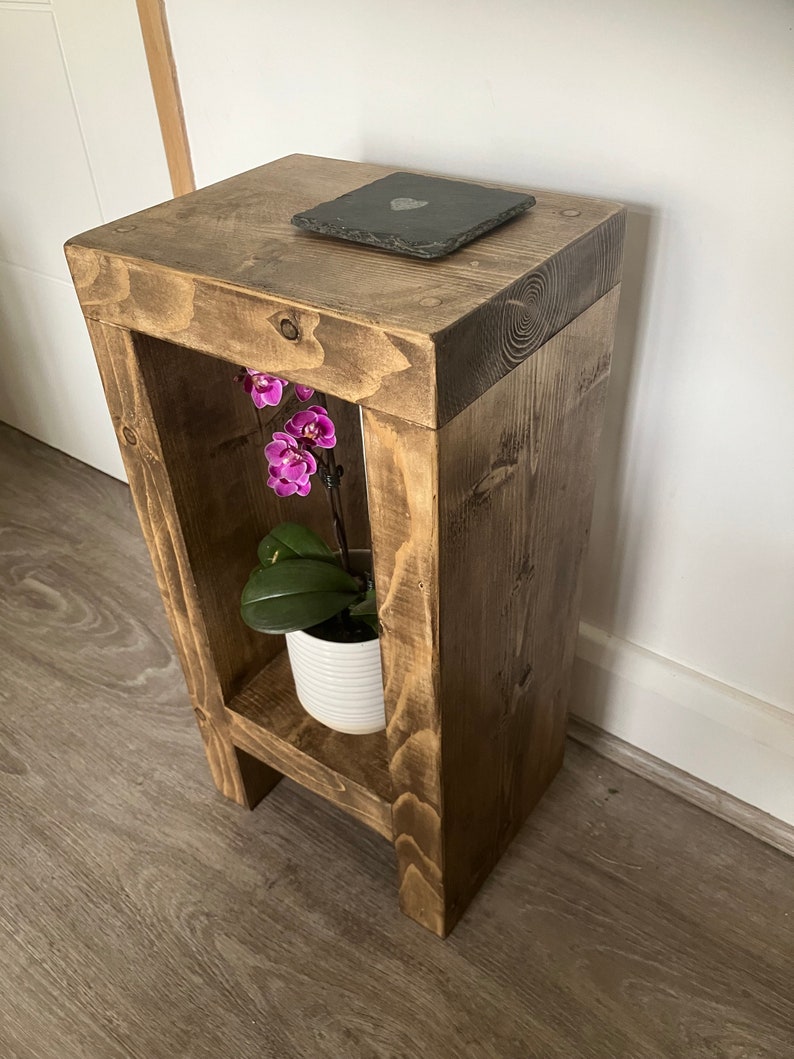 Rustic Bedside Table, Small coffee table