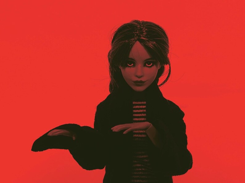Wednesday Addams Barbie Doll - Etsy