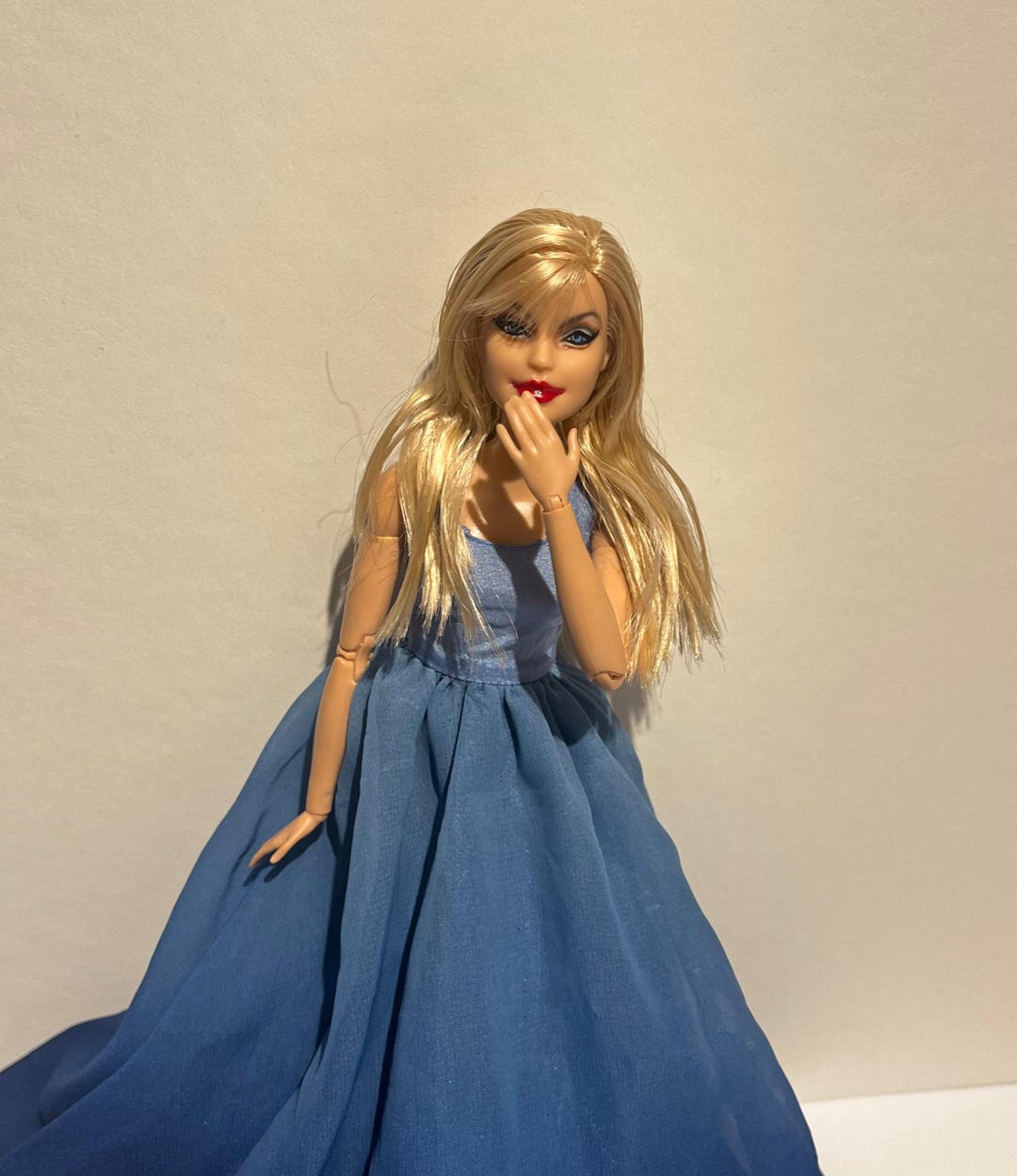 Taylor Swiftt ( Enchanted ) Repainted Barbie Doll - Etsy